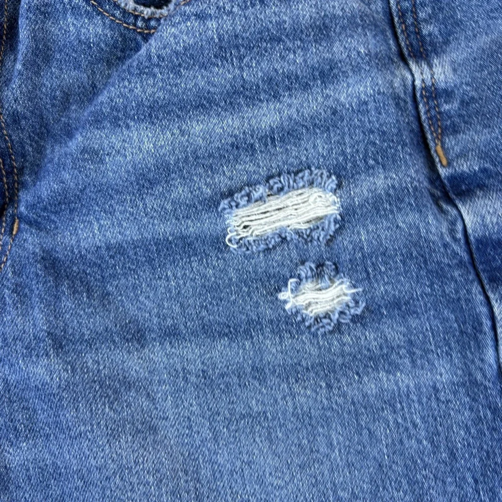 American Eagle Outfitters Strigid Jeans Women 29x29 Blue Denim Cotton Distressed - Picture 6 of 13